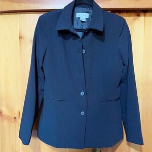 Women’s Classic Navy Blazer Size 6 Estée Lauder washable adorable flattering